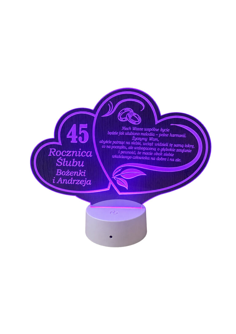 Statuetka podświetlana - Ślub